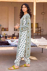 2 Piece Lawn Unstitched Printed Shirt Trousers Suit TL-32025 A