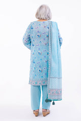 3 Piece Unstitched Printed Lawn Suit CL-52128 B