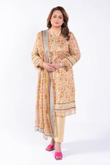 3 Piece Unstitched Printed Chiffon Dupatta BM-52006