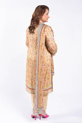 3 Piece Unstitched Printed Chiffon Dupatta BM-52006