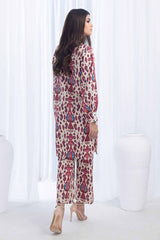 2 Piece Printed Khaddar Unstitched Suit CWT-32001