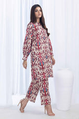 2 Piece Printed Khaddar Unstitched Suit CWT-32001