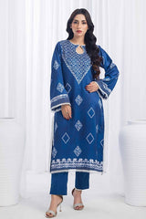 Printed Twill Linen Unstitched Shirt WNSS-32023