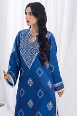 Printed Twill Linen Unstitched Shirt WNSS-32023