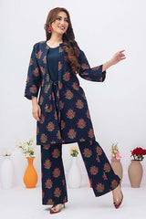 2 Piece Printed Khaddar Unstitched Suit CWT-32004