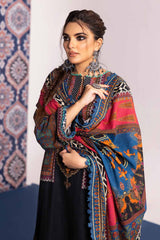 3 Piece Khaddar Printed Unstitched Suit K-32034