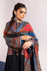 3 Piece Khaddar Printed Unstitched Suit K-32034