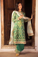 3 Piece Lawn Unstitched Foil Printed Suit CL-32236 A