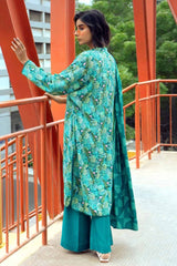 3 Piece Digital Printed Linen Unstitched Suit LT-32009 A