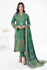 3 Piece Printed Cotail Unstitched Suit WNS-32174 B