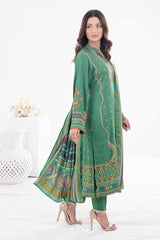 3 Piece Printed Cotail Unstitched Suit WNS-32174 B