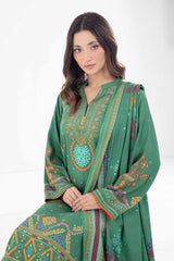 3 Piece Printed Cotail Unstitched Suit WNS-32174 B
