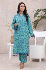 2 Piece Printed Karandi Unstitched Suit WNST-32069