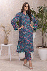 2 Piece Printed Karandi Unstitched Suit WNST-32070