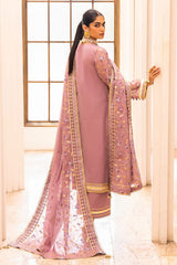3 Piece Embroidered Paper Cotton Unstitched Suit with Embroidered Paper Cotton Dupatta FE-42070