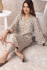2 Piece Cotail Unstitched Suit WNST-32053