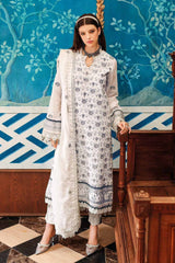 3 Piece Embroidered Swiss Voile Unstitched Suit LSV-32014