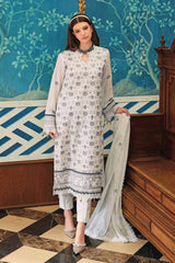 3 Piece Embroidered Swiss Voile Unstitched Suit LSV-32014