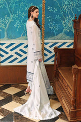 3 Piece Embroidered Swiss Voile Unstitched Suit LSV-32014
