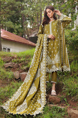 3 Piece Embroidered Chambray Unstitched Suit CM-32001