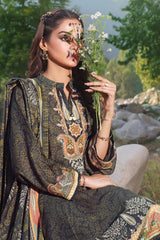 3 Piece Printed Karandi Unstitched Suit AY-32006