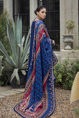 3 Piece Embroidered Dobby Jacquard Unstitched Suit with Digital Printed Twill Shawl AP-32009