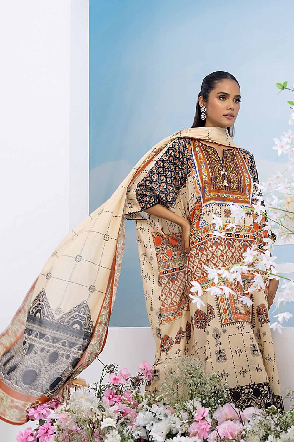3 Piece Printed Lawn Unstitched Suit CL-32478
