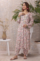 2 Piece Printed Karandi Unstitched Suit WNST-32064