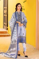 3 Piece Embroidered Lawn Unstitched Printed Suit CL-32157