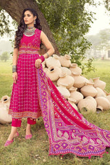 3 Piece Chunri Lawn Unstitched Gold Printed Suit CL-32140 A