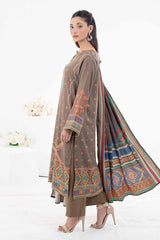 3 Piece Printed Cotail Unstitched Suit WNS-32174 A