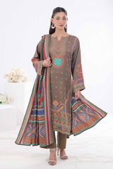 3 Piece Printed Cotail Unstitched Suit WNS-32174 A