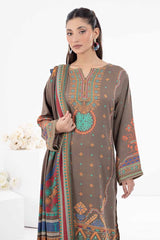 3 Piece Printed Cotail Unstitched Suit WNS-32174 A