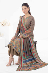 3 Piece Printed Cotail Unstitched Suit WNS-32174 A