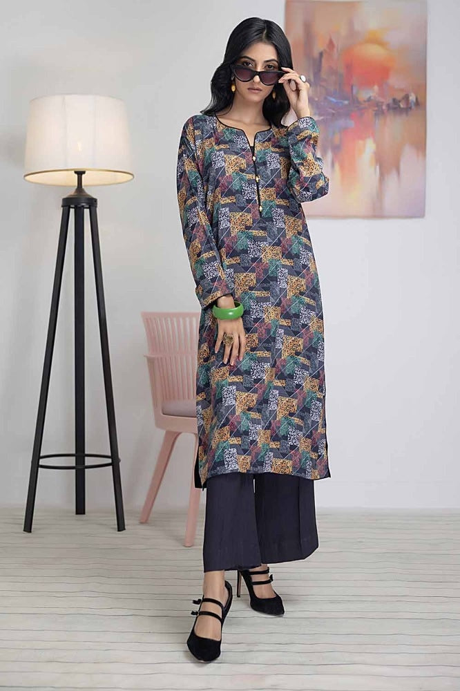 1 Piece Printed Linen Shirt WNSS-32005