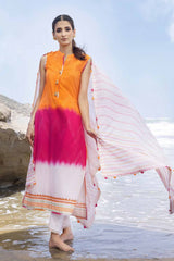 3 Piece Embroidered Jacquard Unstitched Suit MJ-32070