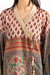 1 Piece Shamoz Silk Embroidered Shirt GLM-23-28