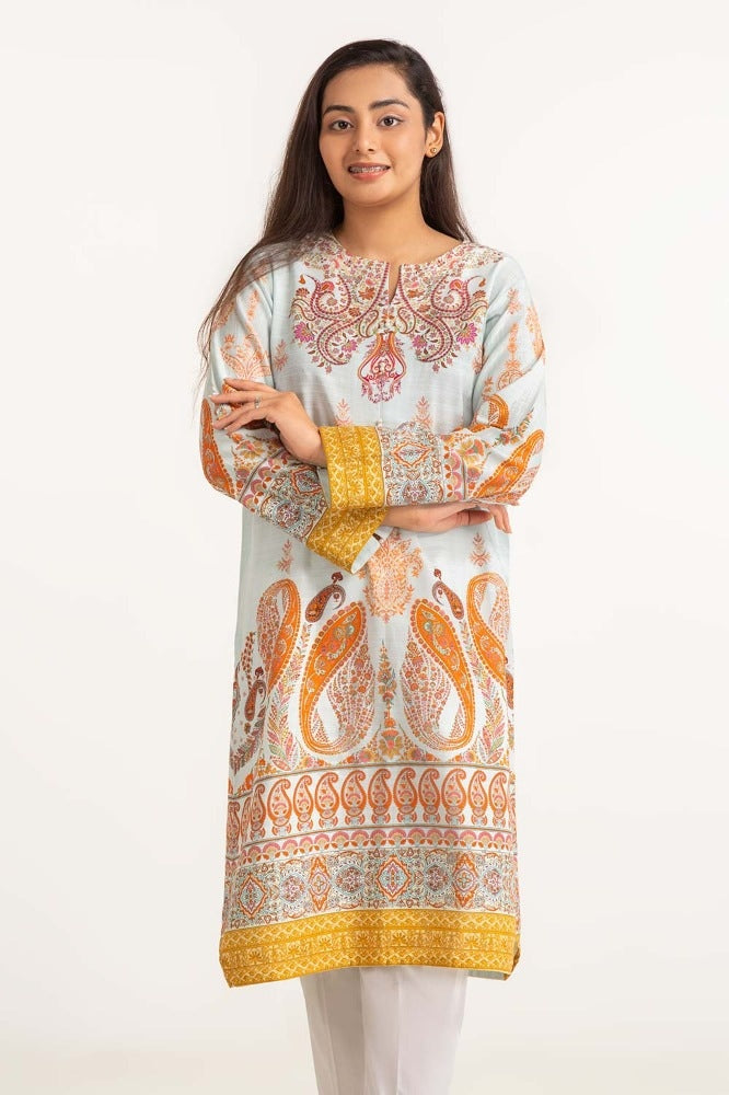 Digital Print Khaddar Shirt GLW-23-24