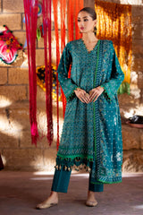 3 Piece Unstitched Gold Printed Lawn Suit CL-52484 A