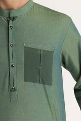 Green Styling Kurta KR-STY24-048