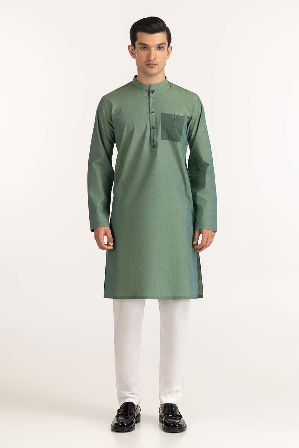 Green Styling Kurta KR-STY24-048