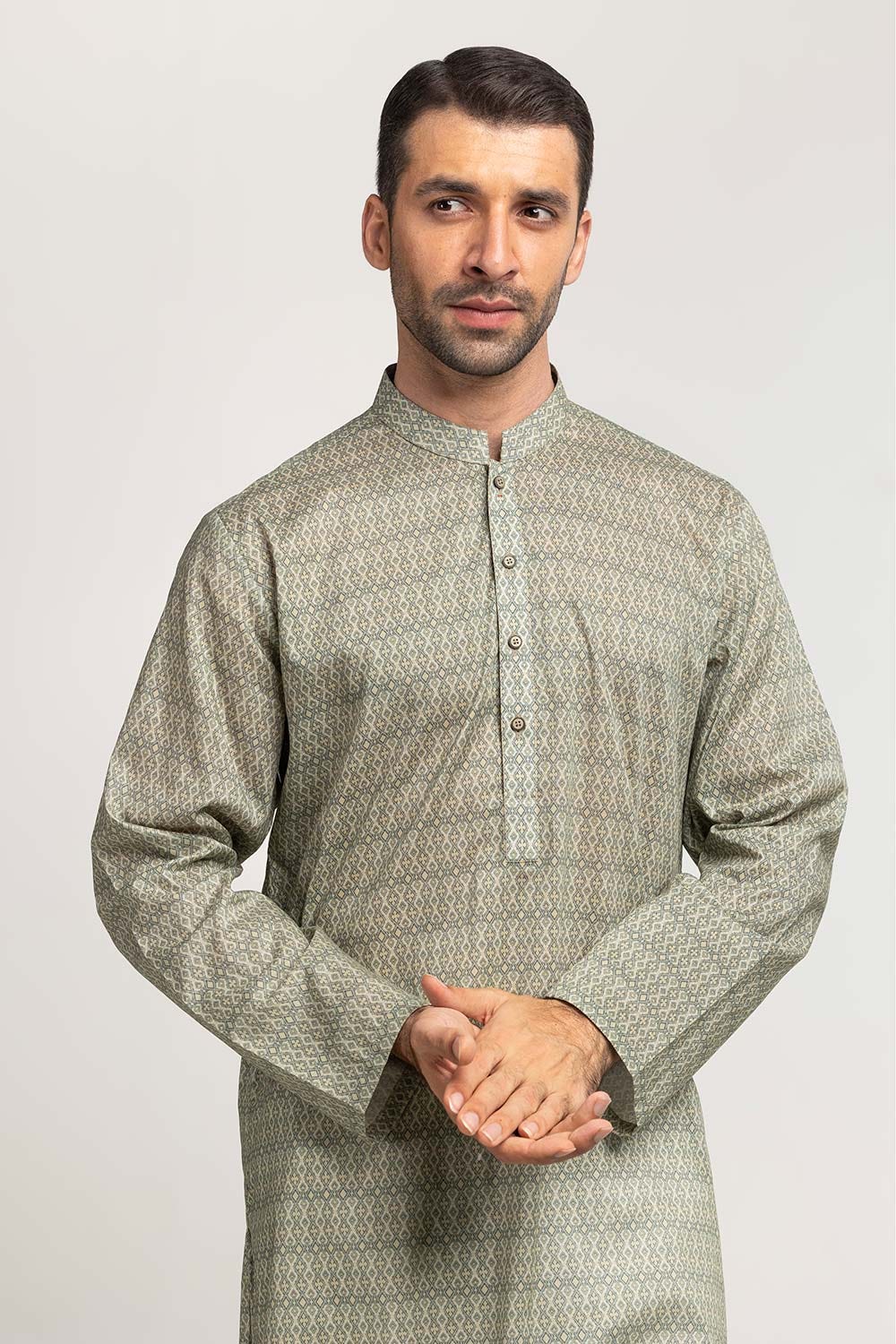 Green Styling Kurta KR-STY24-064