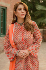 1 Piece Lawn Unstitched Digital Printed Fabric SL-32036