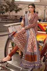 3 Piece Lawn Unstitched Foil Printed Suit CL-32446 A