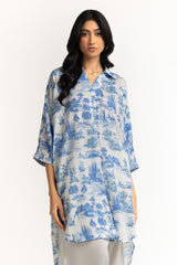Dobby Texture Printed Shirt IPS-44515