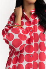 Poly Cambric Printed Shirt IPS-44516