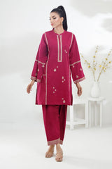 Khaddar Embroidered Co-Ord Set IPST-44143