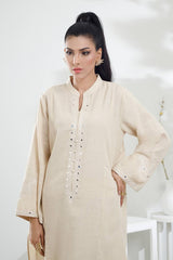 Khaddar Embroidered Co-Ord Set IPST-44145