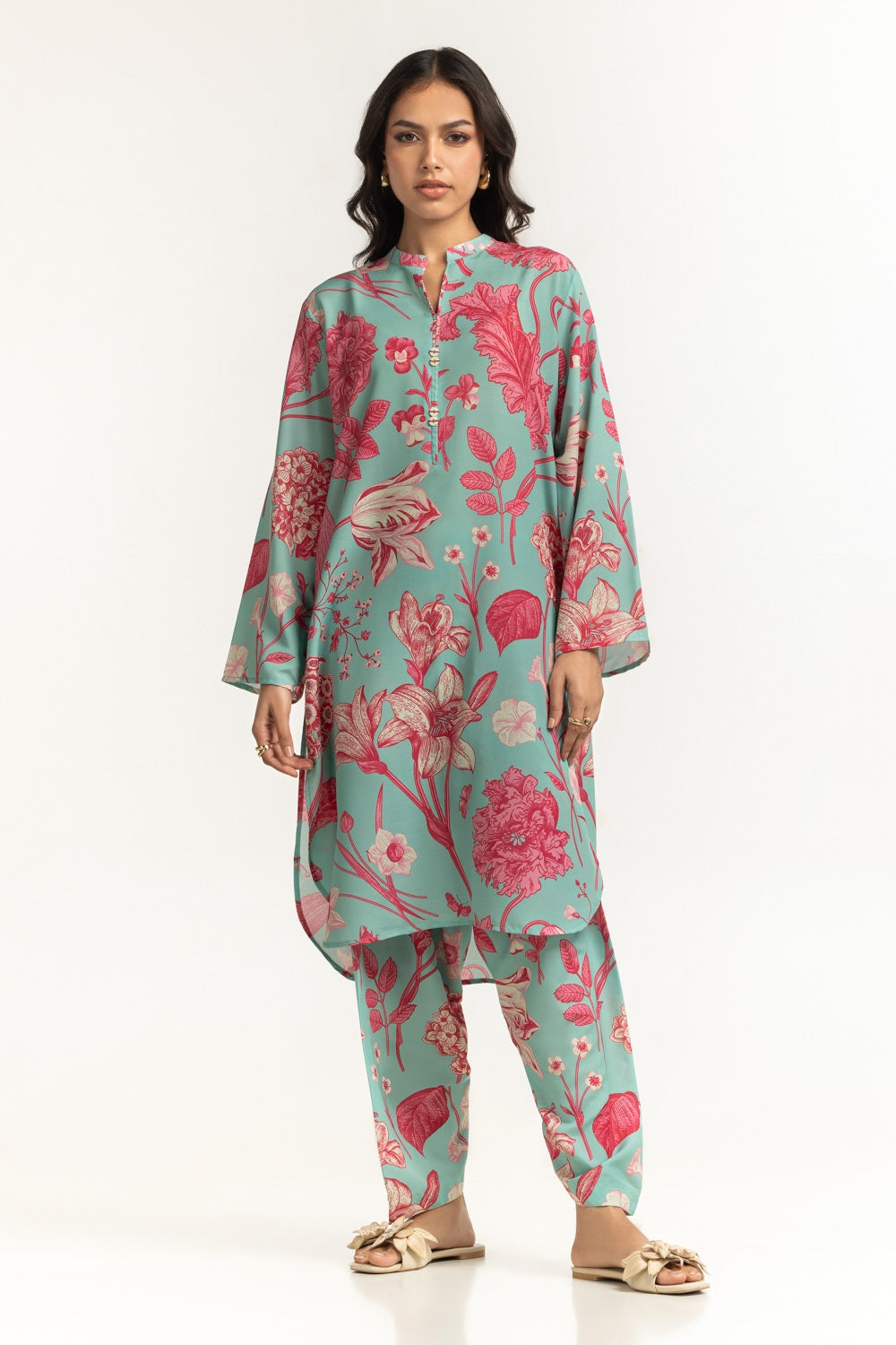 Poly Cambric Printed Co-Ord Set IPST-44508