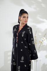 3 Piece Cross Slub Printed Suit IPSTD-44116